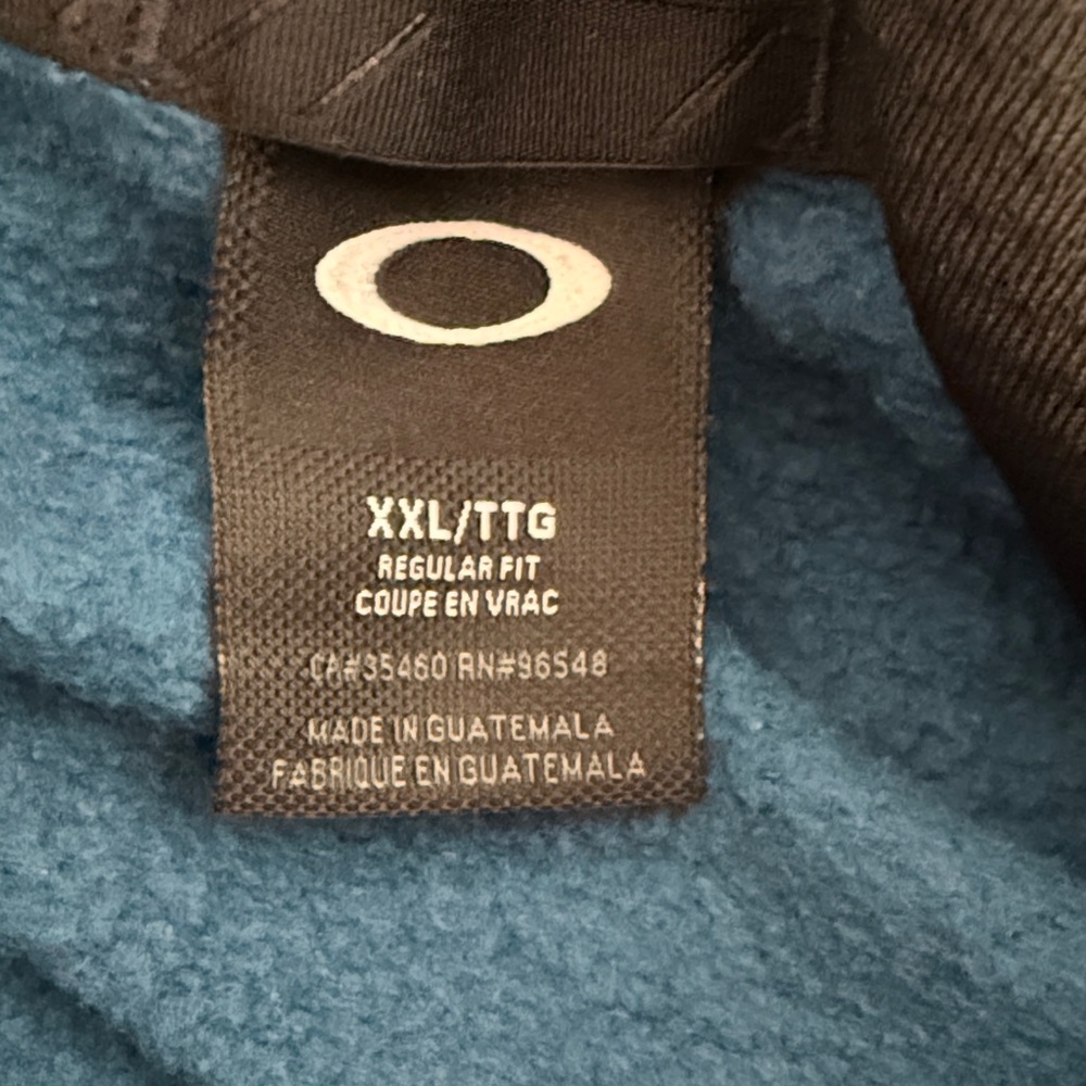 Oakley Men's Deep Blue Hoodie - Picture 2 of 3